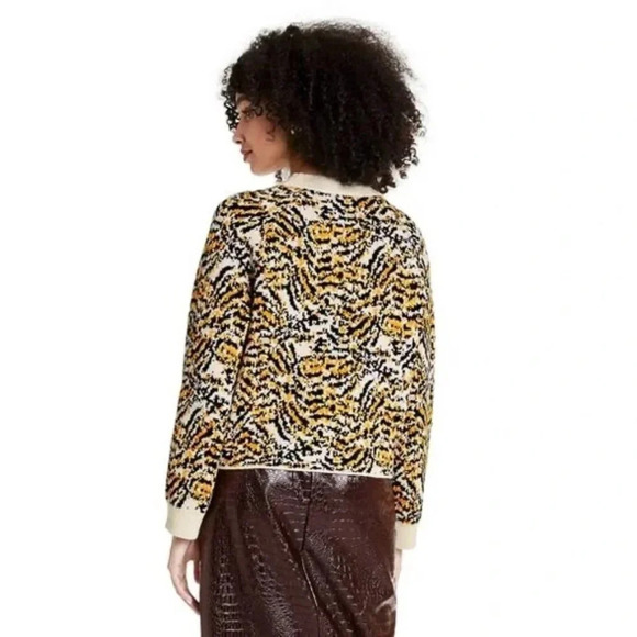 Rachel Comey x Target Animal Print Crewneck Pullover Sweater Size S - Picture 2 of 9